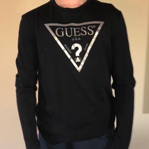 Small guess long sleeve shirt